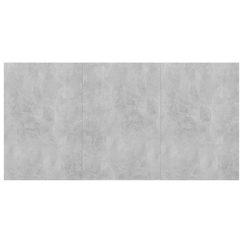 Tavolo da Pranzo Grigio Cemento 180x90x76 cm Legno Multistrato 800472