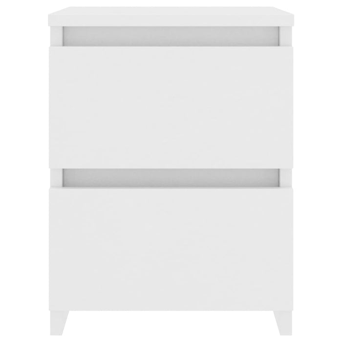 Comodino Bianco 30x30x40 cm Legno Ingegnerizzato 800513