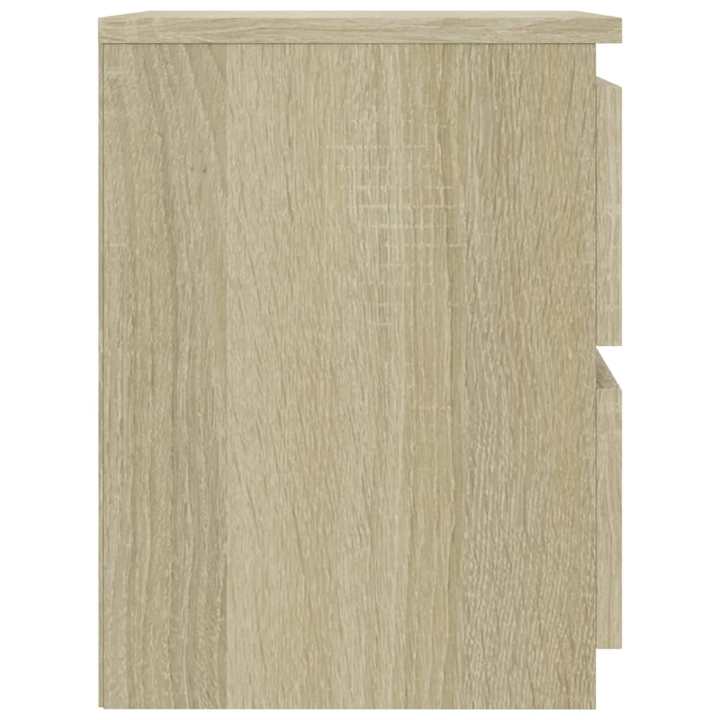Comodino Rovere Sonoma 30x30x40 cm in Legno Multistrato 800519