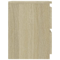 Comodino Rovere Sonoma 30x30x40 cm in Legno Multistrato 800519
