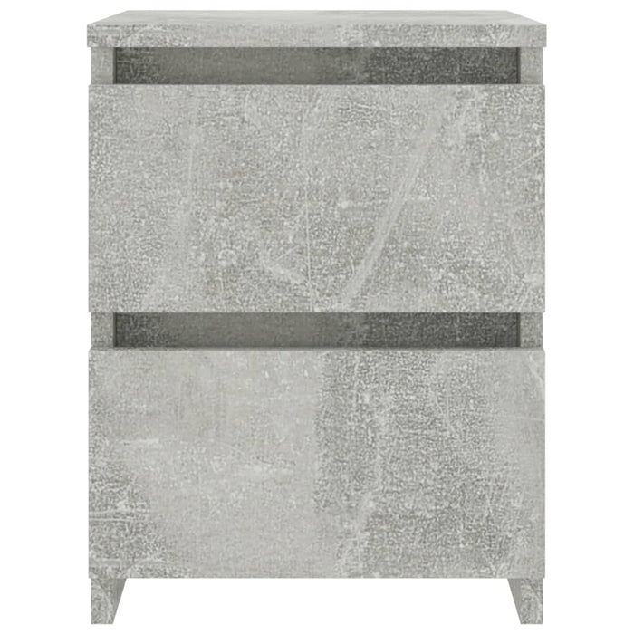 Comodino Grigio Cemento 30x30x40 cm in Truciolato cod mxl 30763