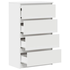 Credenza-Buffet-Armadio da cucina Bianca 60x35x98,5 cm in Legno Multistrato