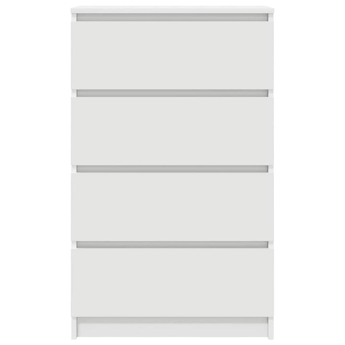 Credenza Bianca 60x35x98,5 cm in Legno Multistrato