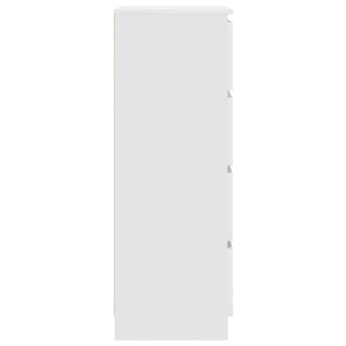 Credenza Bianca 60x35x98,5 cm in Legno Multistrato 800531