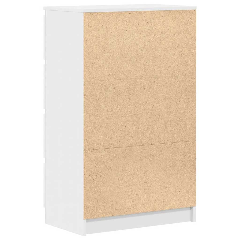 Credenza Bianca 60x35x98,5 cm in Legno Multistrato 800531