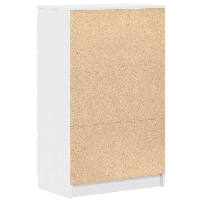 Credenza Bianca 60x35x98,5 cm in Legno Multistrato 800531