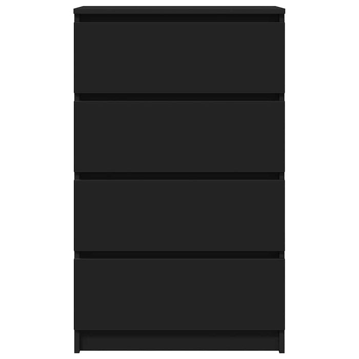 Credenza-Buffet-Armadio da cucina Nera 60x35x98,5 cm in Legno Multistrato