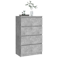 Credenza Grigio Cemento 60x35x98,5 cm in Legno Multistrato 800535