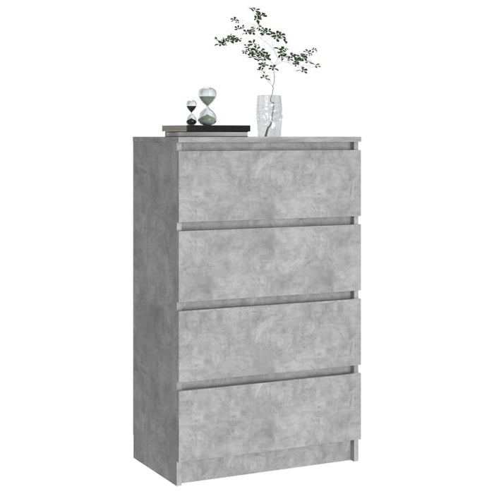 Credenza Grigio Cemento 60x35x98,5 cm in Legno Multistrato 800535