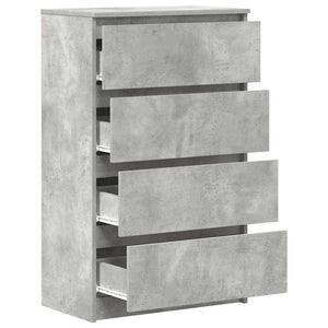 Credenza Grigio Cemento 60x35x98,5 cm in Legno Multistrato 800535