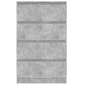 Credenza Grigio Cemento 60x35x98,5 cm in Legno Multistrato 800535