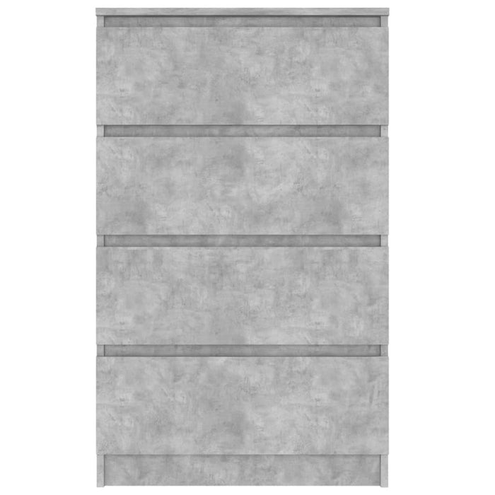 Credenza Grigio Cemento 60x35x98,5 cm in Legno Multistrato 800535