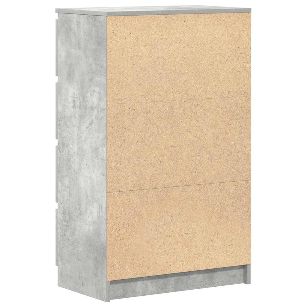 Credenza Grigio Cemento 60x35x98,5 cm in Legno Multistrato 800535