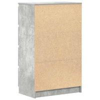 Credenza Grigio Cemento 60x35x98,5 cm in Legno Multistrato 800535