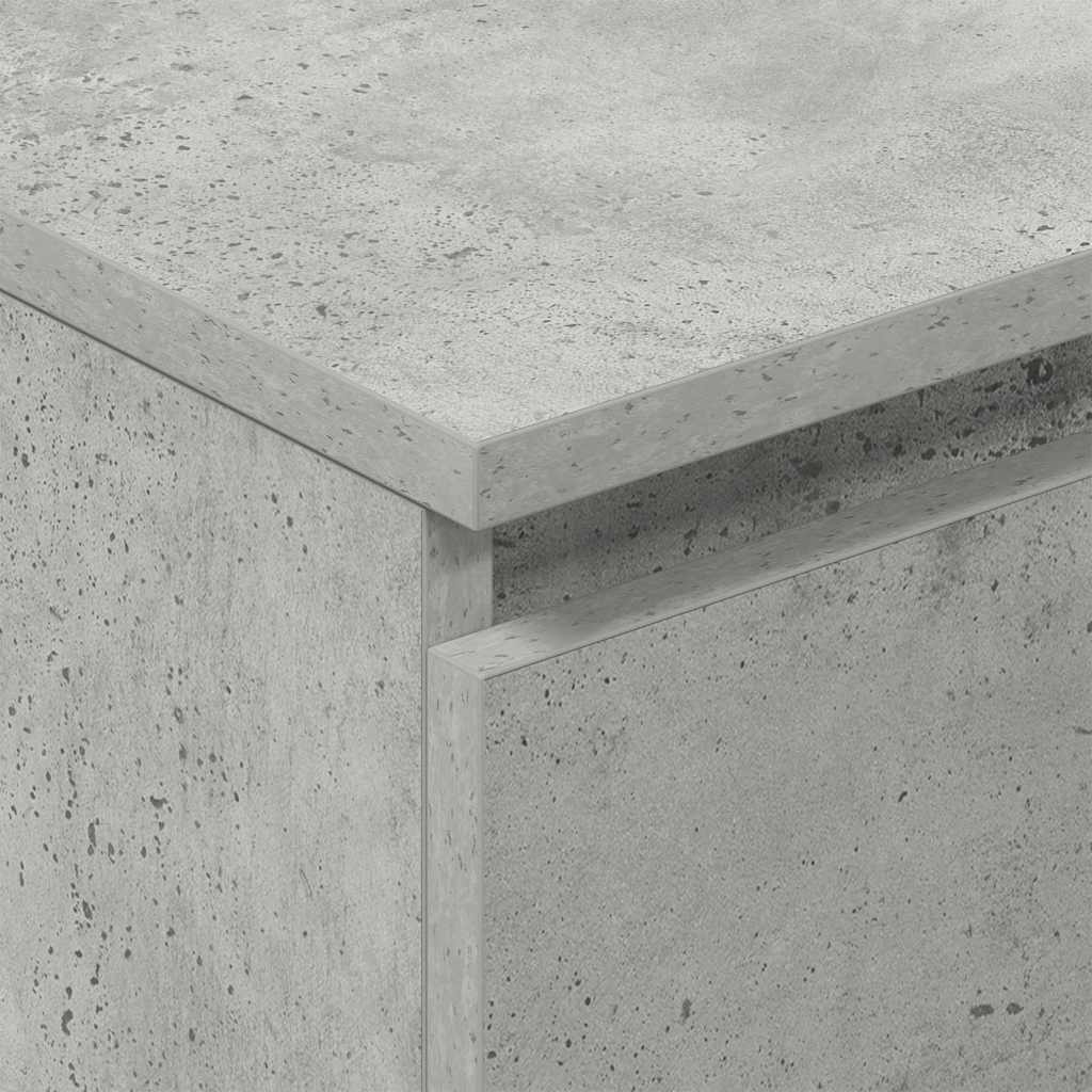 Credenza Grigio Cemento 60x35x98,5 cm in Legno Multistrato 800535