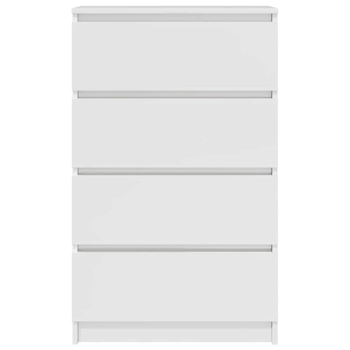 Credenza-Buffet-Armadio da cucina Bianco Lucido 60x35x98,5 cm in Legno Compensato