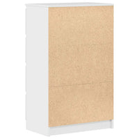 Credenza-Buffet-Armadio da cucina Bianco Lucido 60x35x98,5 cm in Legno Compensato