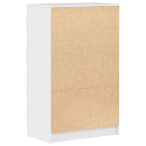 Credenza-Buffet-Armadio da cucina Bianco Lucido 60x35x98,5 cm in Legno Compensato