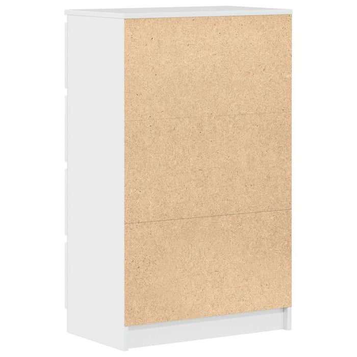 Credenza-Buffet-Armadio da cucina Bianco Lucido 60x35x98,5 cm in Legno Compensato