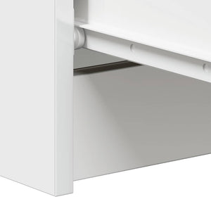 Credenza Bianco Lucido 60x35x98,5 cm in Legno Compensato 800537