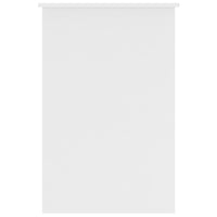 Scrivania tavolo postazione di lavoro mobile per computer studio 100 x 50 x 76 cm derivati ​​del legno bianco 02_0023495