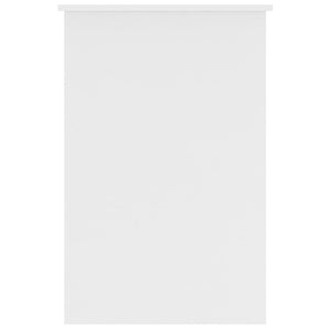 Scrivania tavolo postazione di lavoro mobile per computer studio 100 x 50 x 76 cm derivati ​​del legno bianco 02_0023495