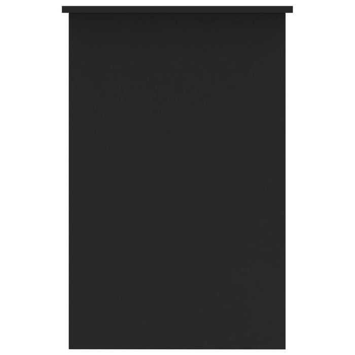 Scrivania tavolo postazione di lavoro mobile per computer studio per computer 100 x 50 x 76 cm derivati ​​del legno nero 02_0023887