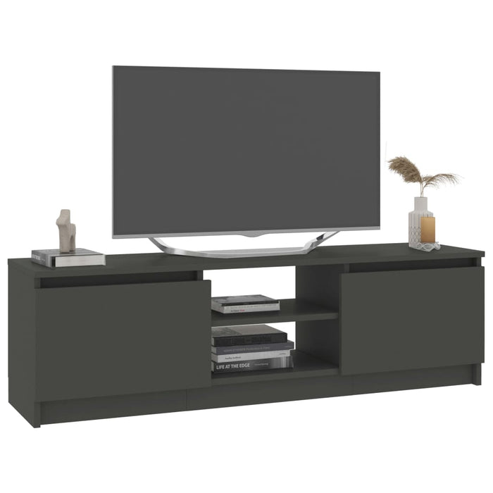 Mobile TV Grigio 120x30x35,5 cm in Truciolato cod mxl 60412