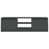 Mobile Porta TV Grigio 120x30x35,5 cm in Legno Multistrato 800569