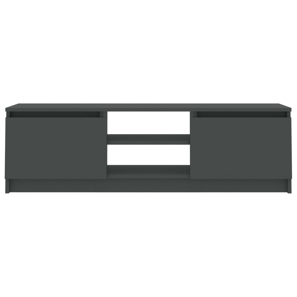 Mobile Porta TV Grigio 120x30x35,5 cm in Legno Multistrato 800569