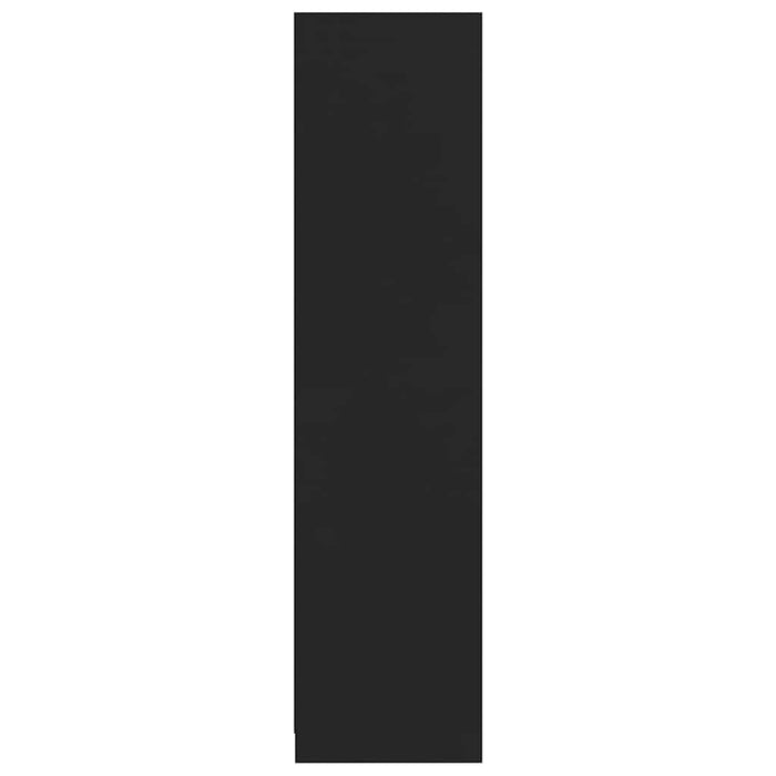 Armadio Nero 100x50x200 cm in Legno Multistrato 800604