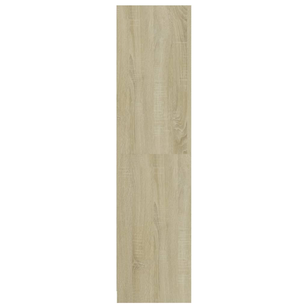 Armadio Cassetti Rovere Sonoma 50x50x200 cm Legno Multistrato 800615