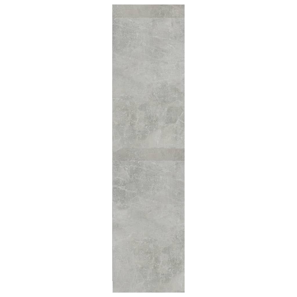 Armadio con Cassetti Grigio Cemento 50x50x200 cm in Truciolato cod mxl 78246