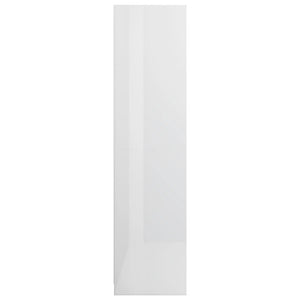 Armadio con Cassetti Bianco Lucido 50x50x200 cm in Truciolato cod mxl 75301