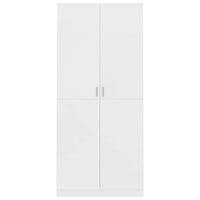 Armadio Bianco 90x52x200 cm in Legno Multistrato 800630