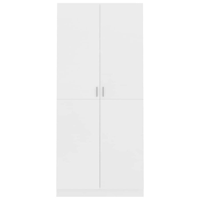 Armadio Bianco 90x52x200 cm in Legno Multistrato 800630