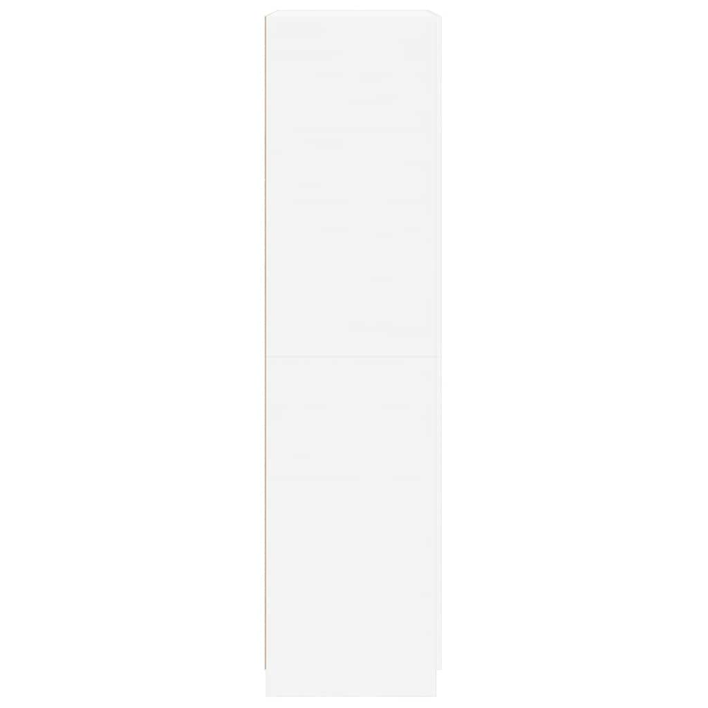 Armadio Bianco 90x52x200 cm in Legno Multistrato 800630