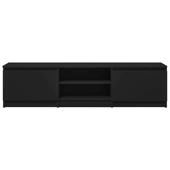 Mobile TV Nero 140x40x35,5 cm in Truciolato