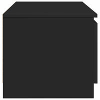 Mobile TV Nero 140x40x35,5 cm in Truciolato