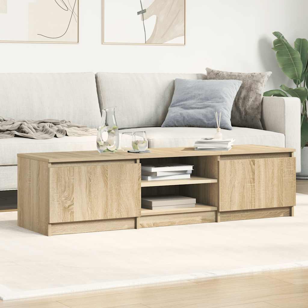 Mobile TV Rovere Sonoma 140x40x35,5 cm in Legno Multistrato 800651