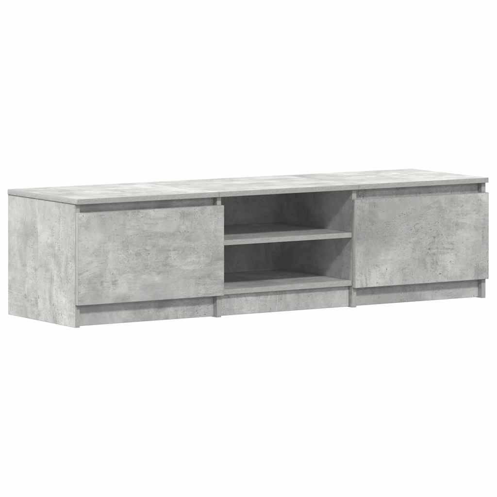 Mobile Porta TV Grigio Cemento 140x40x35,5 cm Legno Multistrato 800652