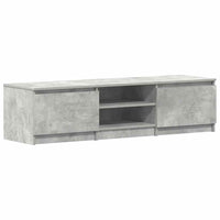 Mobile Porta TV Grigio Cemento 140x40x35,5 cm Legno Multistrato 800652