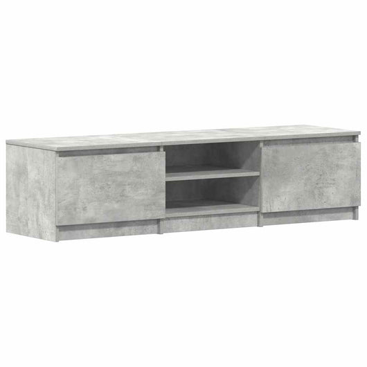 Mobile Porta TV Grigio Cemento 140x40x35,5 cm Legno Multistrato 800652