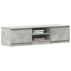 Mobile Porta TV Grigio Cemento 140x40x35,5 cm Legno Multistrato 800652