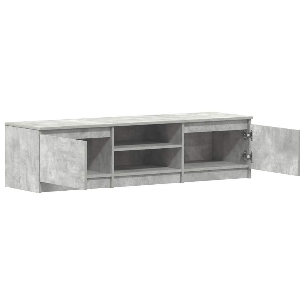 Mobile Porta TV Grigio Cemento 140x40x35,5 cm Legno Multistrato 800652