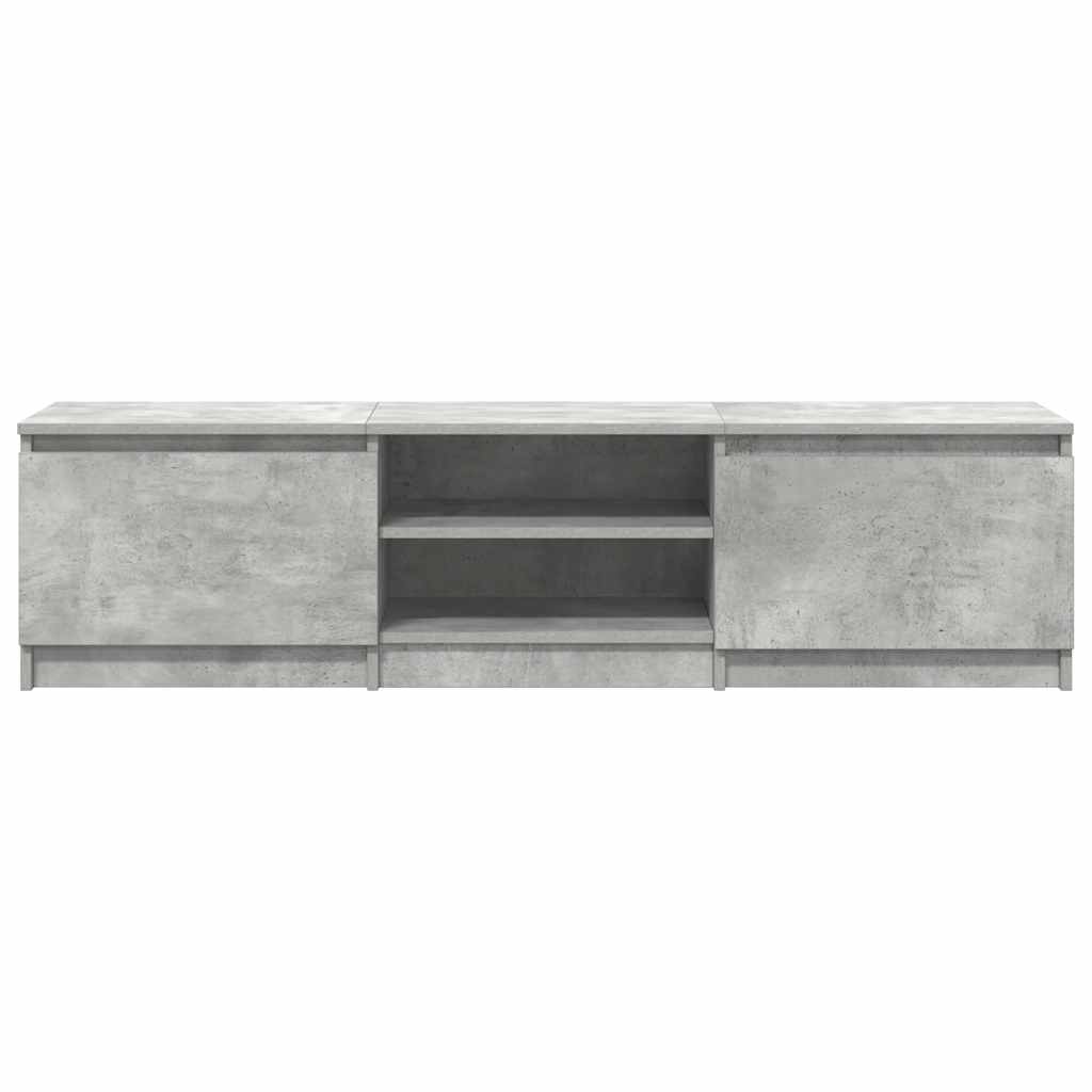 Mobile Porta TV Grigio Cemento 140x40x35,5 cm Legno Multistrato 800652