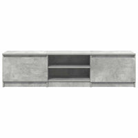 Mobile Porta TV Grigio Cemento 140x40x35,5 cm Legno Multistrato 800652