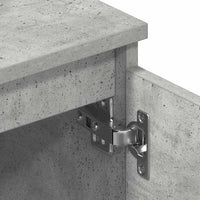 Mobile Porta TV Grigio Cemento 140x40x35,5 cm Legno Multistrato 800652
