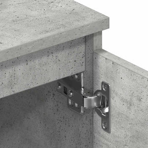 Mobile Porta TV Grigio Cemento 140x40x35,5 cm Legno Multistrato 800652