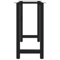 Gambe per Tavolo da Pranzo con Struttura a H 100x40x72 cm 285133